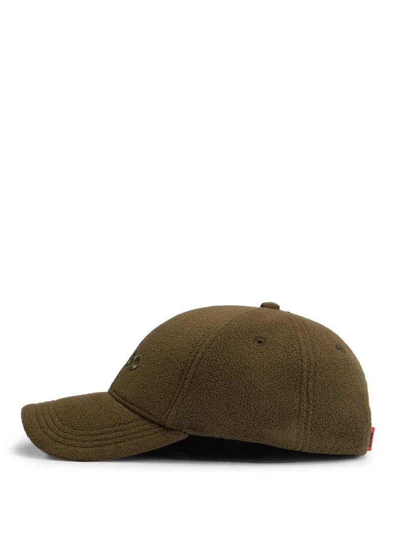 HUGO Fleece cap with embroidered logo