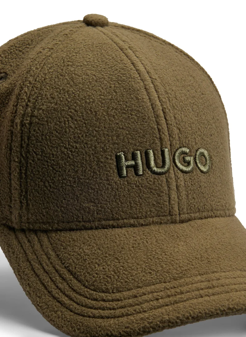 HUGO Fleece cap with embroidered logo