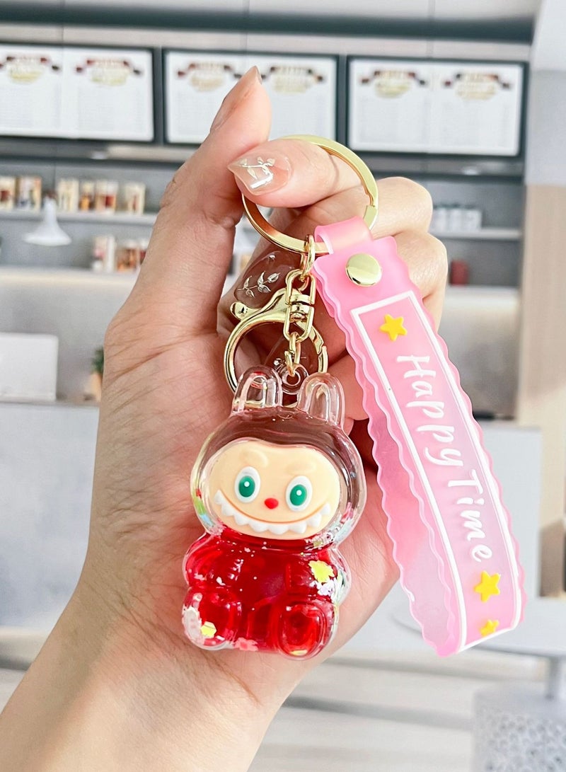 Labubu Cute Keychain Cool Pendant Accessories Cute Keychain Backpack Car Pendant
