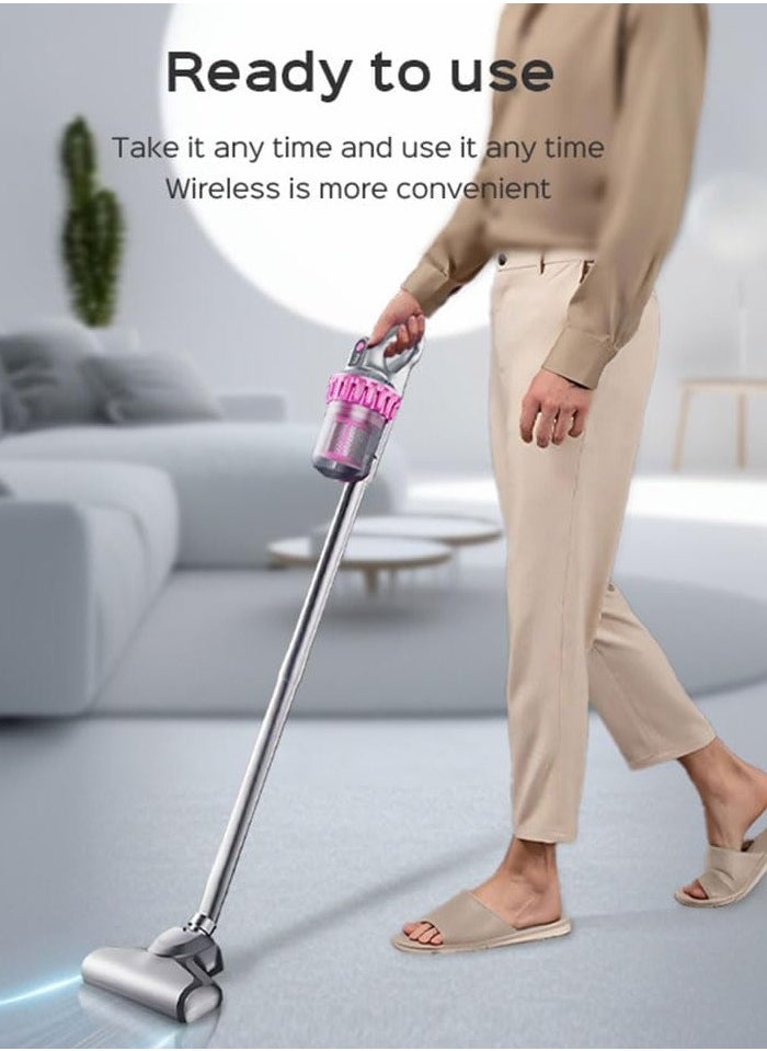 ELTRAZONE 4 in 1 Cordless Vacuum Cleaner,10000Pa UV Mite Removal, Stick Handheld Vacuum Cleaner Ultra Quiet,Lightweight Vacuum Cleaner with HEPA Filter For Home/Car/Pet and Carpet Cleaning - Image 2