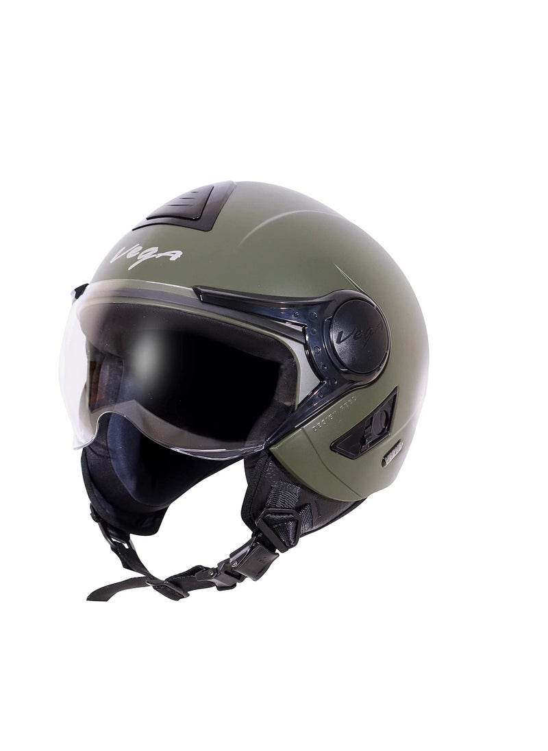 Vega - Vega HELMETS VERVE-E DAG/Dull Army Green Size-M - Image 1