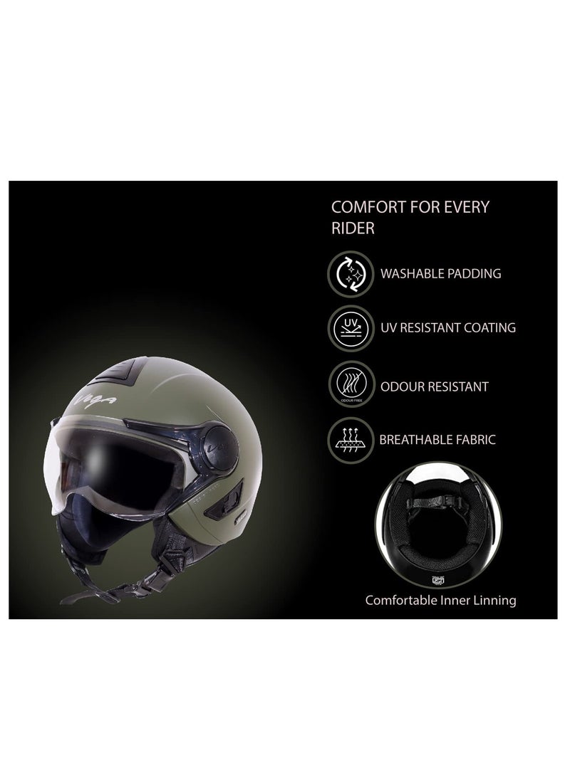 Vega - Vega HELMETS VERVE-E DAG/Dull Army Green Size-M - Image 1