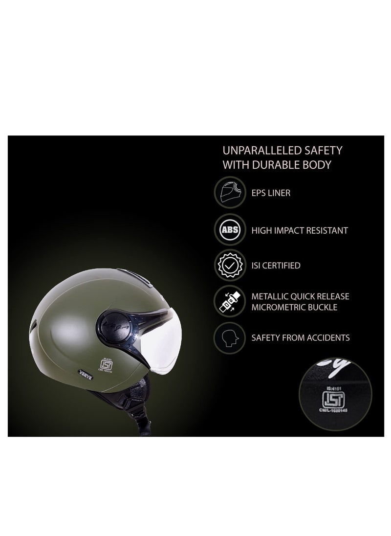 Vega - Vega HELMETS VERVE-E DAG/Dull Army Green Size-M - Image 1