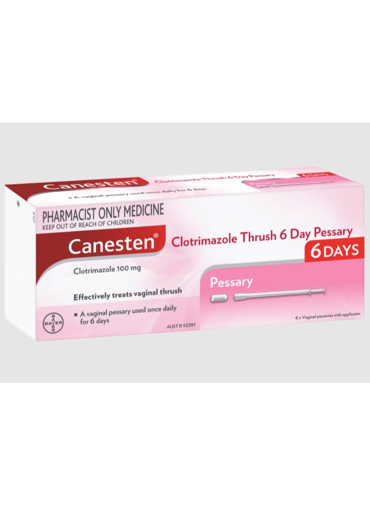 Canesten 6 Day Pessary - Image 1