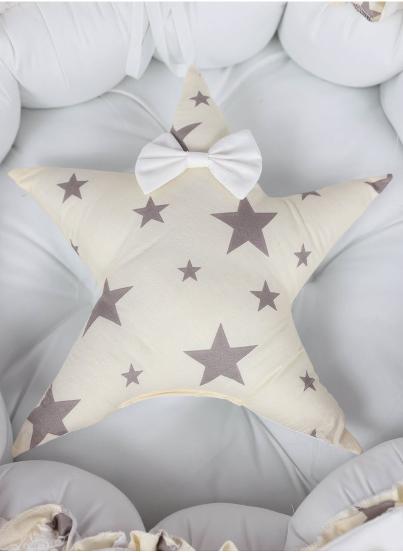 FUN MOMENT - The Sparrow's nest mattress for children consists of 4 pieces with different prints - Image 1