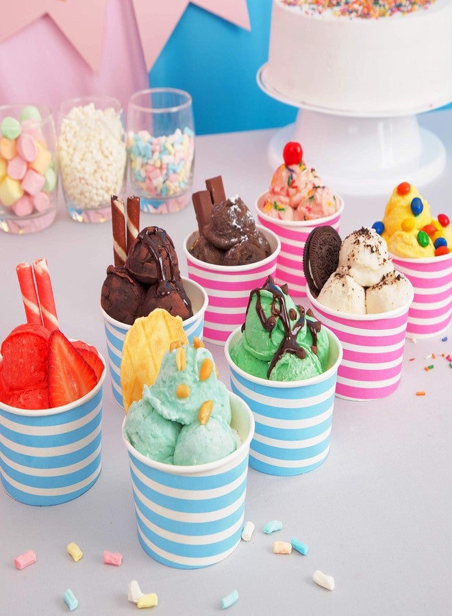 TYPTOP Gender Reveal Cups - Pink and Blue Gender Reveal Party Cups - Perfect For Gender Reveal Parties, Ice Cream Sundae Cups, Quality Disposable Dessert Bowls and Party Supplies Cups, 8 oz (Pack of 50) - Image 5