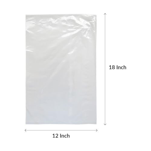 Gachwala 12x18 Inch PP Bags – 500 GM Transparent Poly Bags for Sarees, Clothes, Garments, Food Packing & Multi-Purpose Storage - Image 2