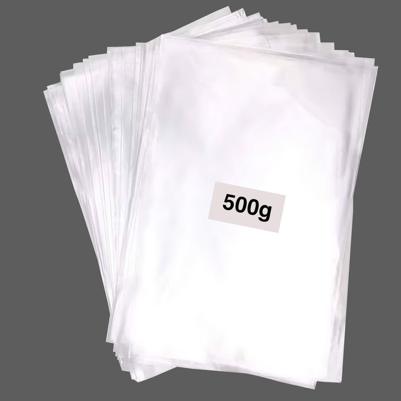 Gachwala 12x18 Inch PP Bags – 500 GM Transparent Poly Bags for Sarees, Clothes, Garments, Food Packing & Multi-Purpose Storage - Image 5
