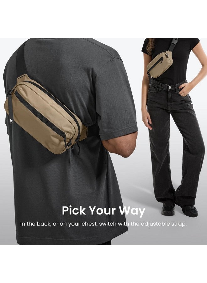 tomtoc 3.5L Sling Bag with RFID Blocking, Crossbody Bag Chest Shoulder Pack for Men and Women, Water-resistant Lightweight Casual Waist Fanny Pack for Travel/Daily Use - Image 5
