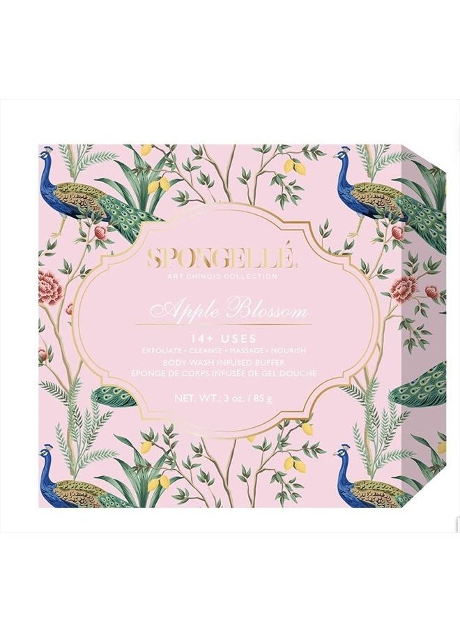 spongelle Boxed Flower Body Wash Infused Buffer (Apple Blossom) 
