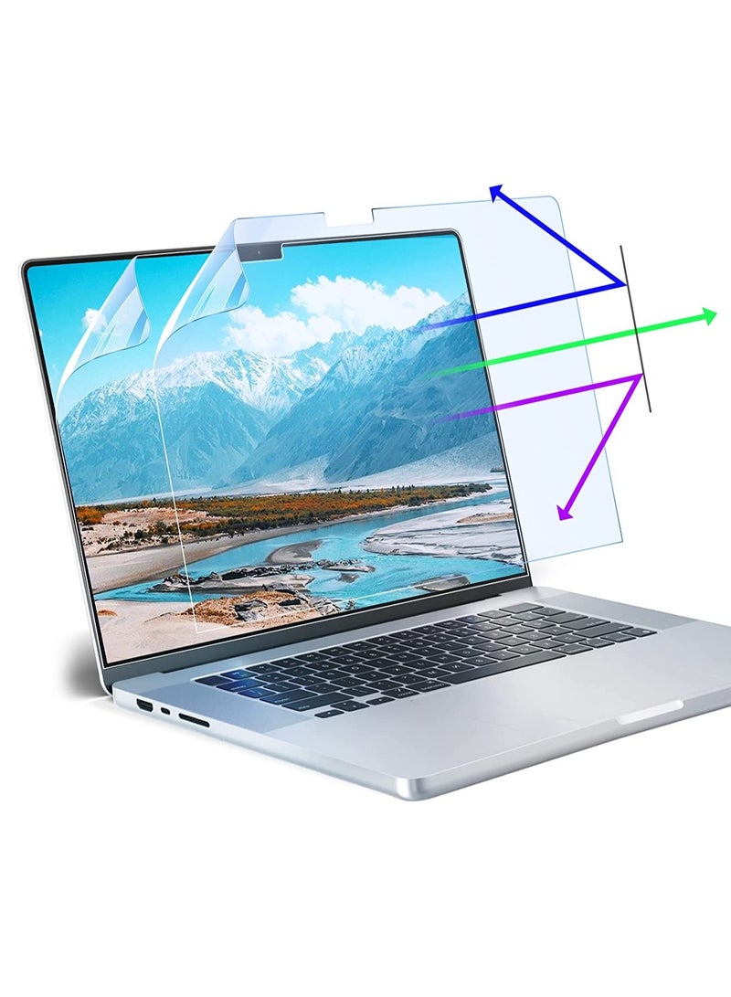 (1 Pack) Blue Light Screen Protector for MacBook Pro 14 Inch 2021--2024(M4/M3/M2/M1), Anti Glare Filter Blocking Computer Shield, Eye Protection High Definition Matte Laptop Soft Film - Image 1
