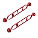 LetonPower Red 9" Double Ball Aluminum Alloy Extension Arm, 1" Ball Head Connector Underwater Arm for Strobe/Video - Image 2