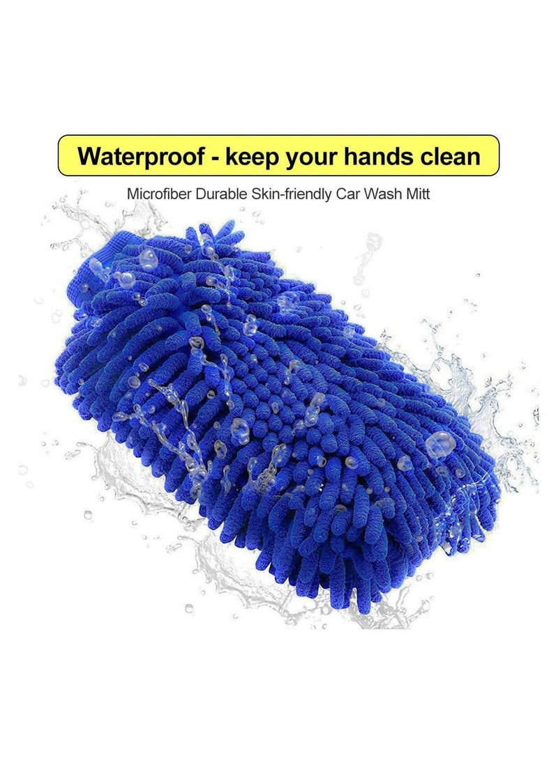 Generic generic Microfiber for Car Cleaning Mitts Tools Premium Chenille Scratch-Free Car Washing Gloves  - Image 2