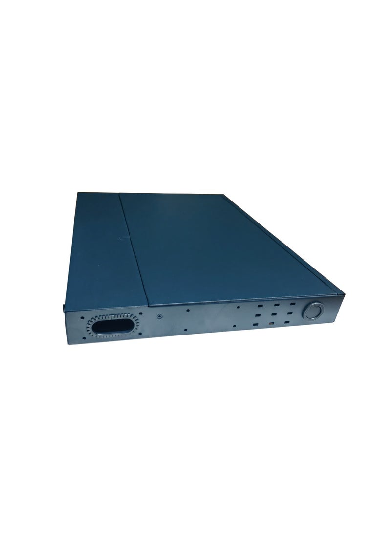 T Tech TTECH Fiber Optic Fixed Patch Panel, 12 Port with 12 Dual Adapters and 24 Strands LC UPC Singlemode 9/125 Mode, Shelf Cabinet 19 Inch  - Image 4