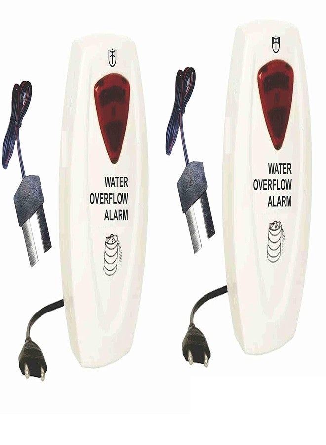 aarav Water Tank Flow Alarm White, with Sensor (Pack of 2) - Image 1
