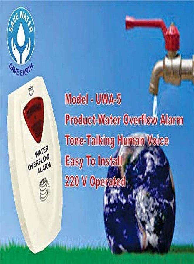 aarav Water Tank Flow Alarm White, with Sensor (Pack of 2) - Image 5