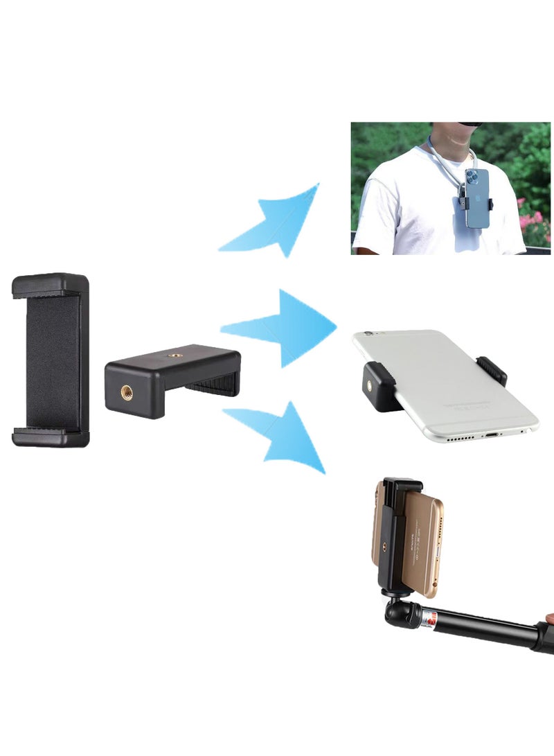 7-In-1 Sports Camera Accessories Kit, Universal Centered Vertical Shooting Horizontal Shooting Adapter For Sports Cameras, Horizontal And Vertical Mobile Phone Clips, AEE Camera Adapter, Extension Rod Sports Camera Accessories, Mobile Phone Leak-Proof, Adapted To Most Sports Cameras  - Image 5