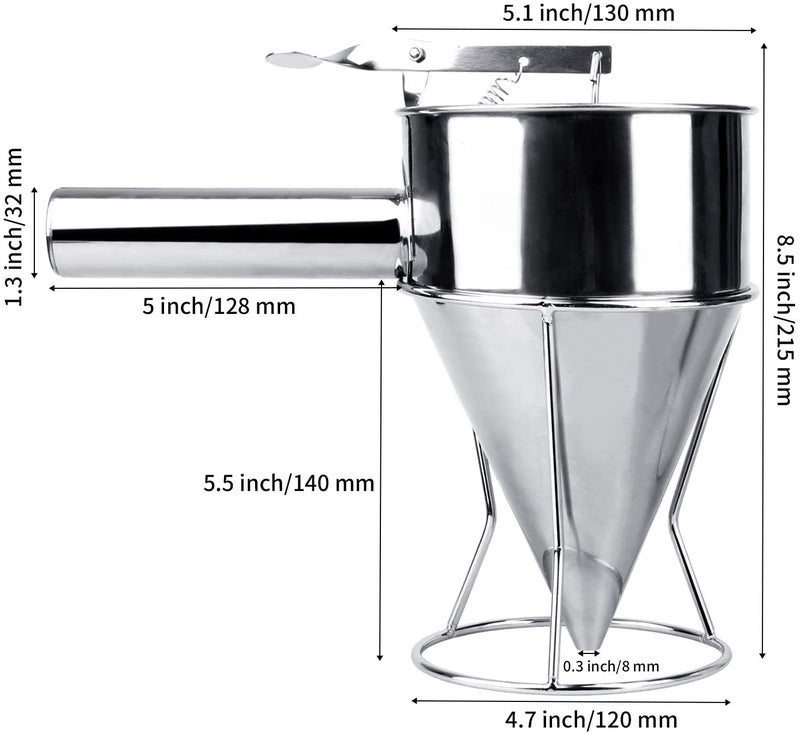 AURA DECOR AuraDecor Wax Pouring Funnel || Candle Making || DIY || Presto Pot Body Machine for Candle Making (Wax Pouring Funnel) - Image 3