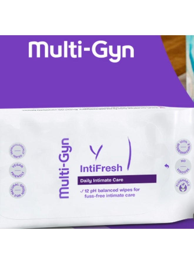 Multi-Gyn Intifresh Intimate Wipes 12units - Image 2