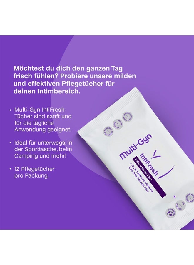 Multi-Gyn Intifresh Intimate Wipes 12units - Image 3