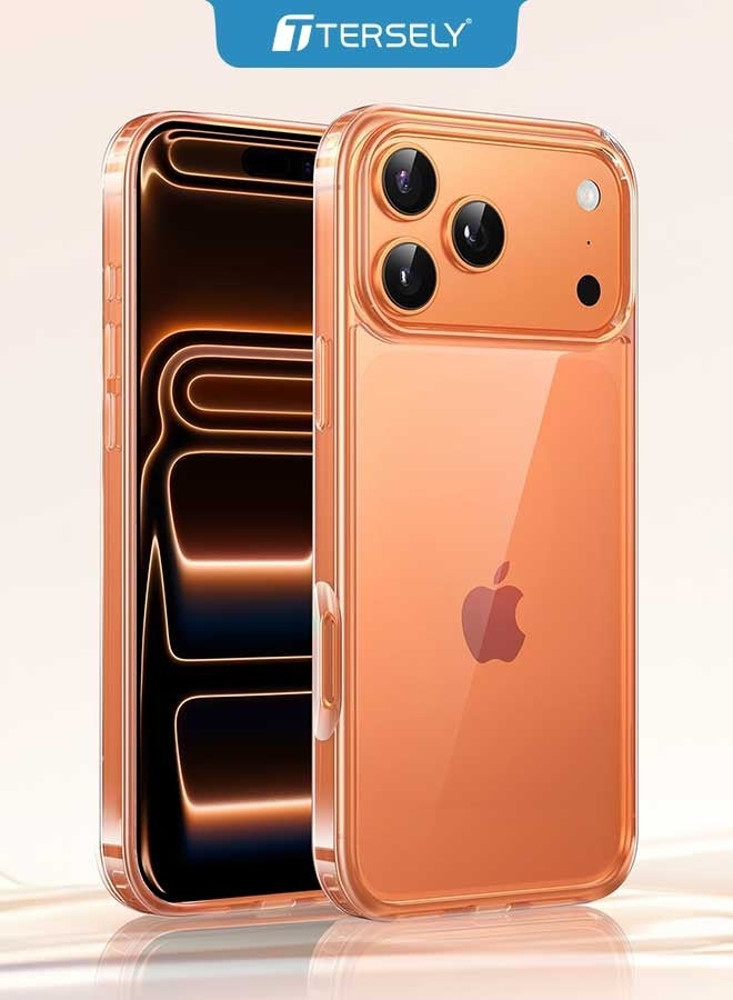 Tersely Crystal Clear Case for iPhone 17 Pro 6.3-inch, [Anti-Yellowing] Hard Back Slim Shockproof Bumper Anti-Scratch, Suitable for Wireless Charging - Image 1