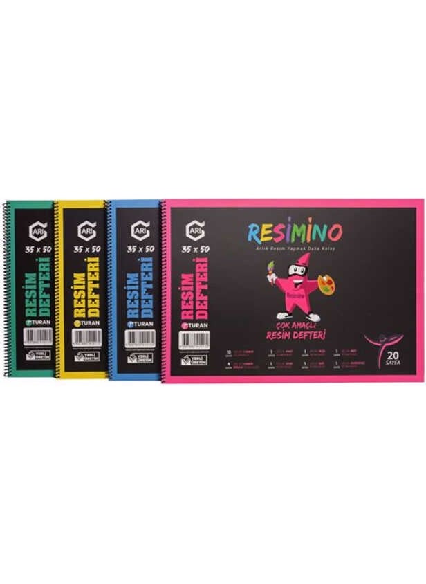 Resimino RESİMİNO MULTIPURPOSE DRAWING BOOK 25 x 35 cm 
