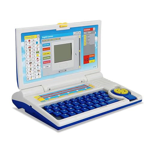 RAZZES Kids Educational Laptop Toy – 20 Learning Games and Activities, English Learner Notebook with Mouse, LED Display, Clear Sound & Music – Fun Early Learning Toy (Color May Vary) - Image 3