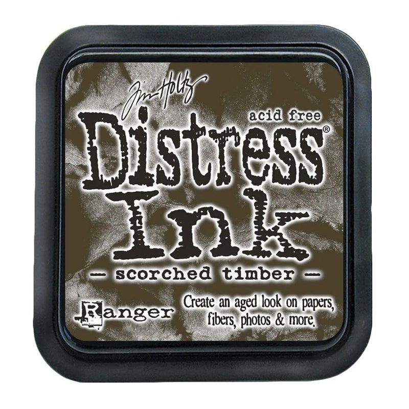 Tim Holtz Ranger Distress Ink PadScorched Timber 3 x 3 inch - Image 3