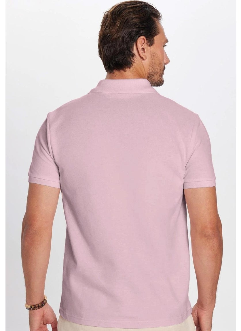 Men's Slim Fit Slim Cut 100% Cotton Lilac Polo Neck T-Shirt - pzsku/ZD5FBEDF68019F5DFD061Z/45/_/1741257083/a2367c2b-8598-4cb9-9064-3d03a95969a7