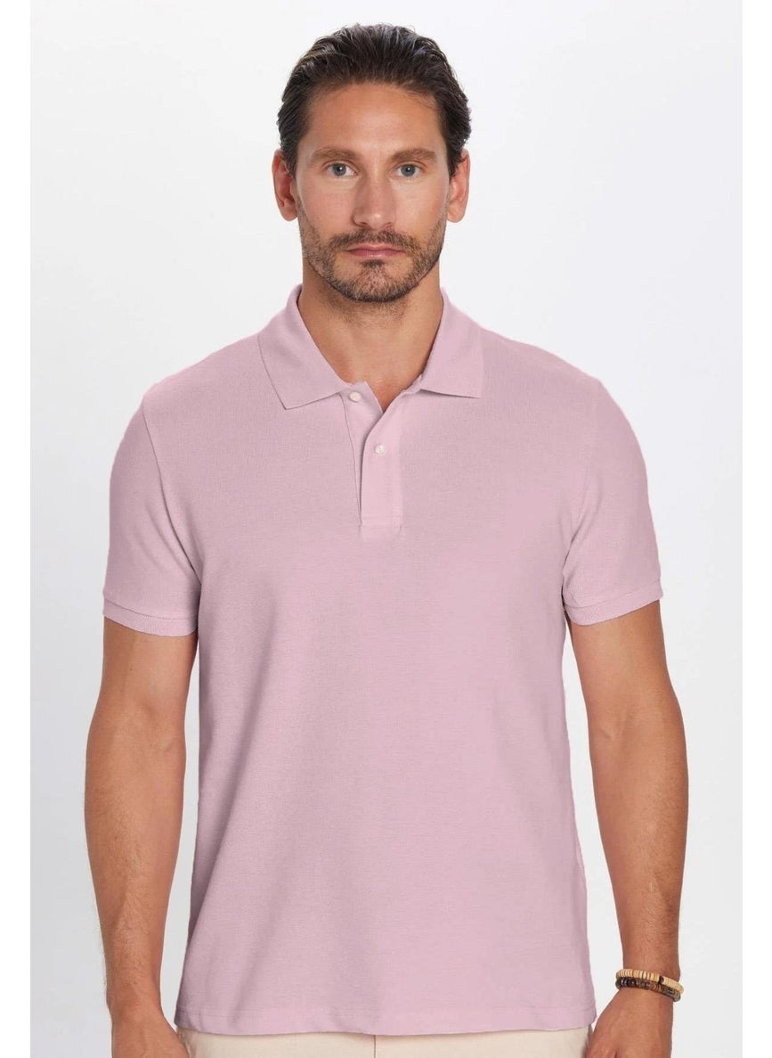 Men's Slim Fit Slim Cut 100% Cotton Lilac Polo Neck T-Shirt - pzsku/ZD5FBEDF68019F5DFD061Z/45/_/1741257136/4a71719e-9419-42d4-a9fd-8ad142fe146d