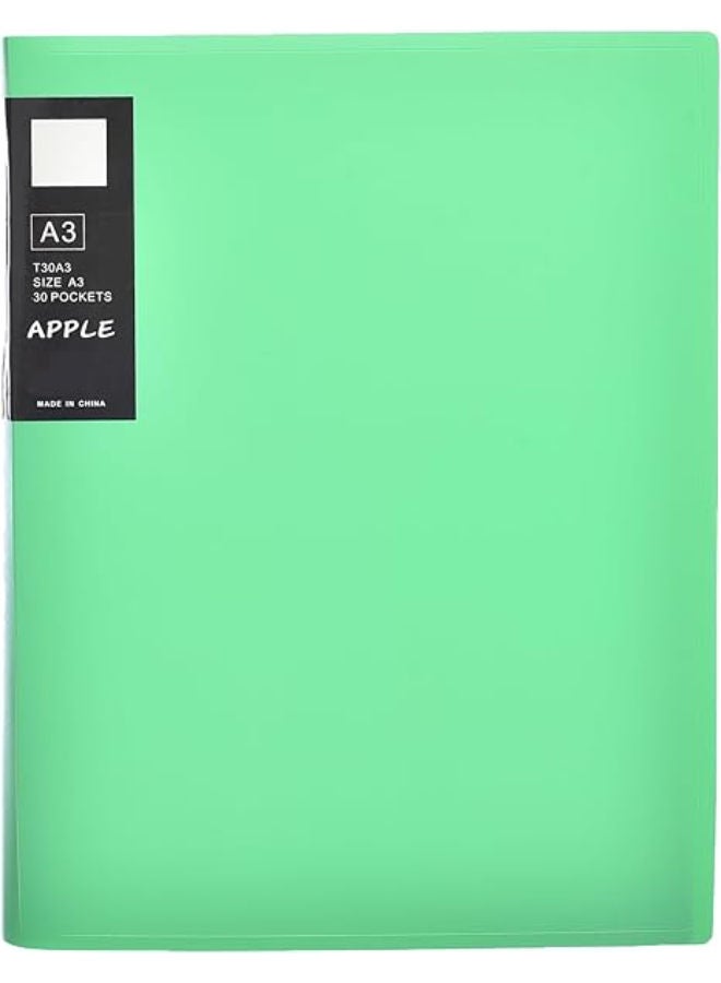 Apple File Folder With 30 Pocket A3 - Image 1