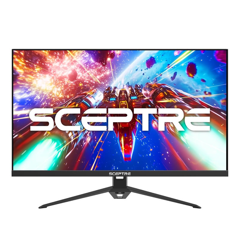 Sceptre New 27-Inch Gaming Monitor, FHD 1080p, Up to 180Hz, 1ms, DisplayPort, HDMI x3, FreeSync, FPS/RTS, 100% sRGB, Built-in Speakers, Machine Black (E275B-FPT165 Series, 2026) - Image 1