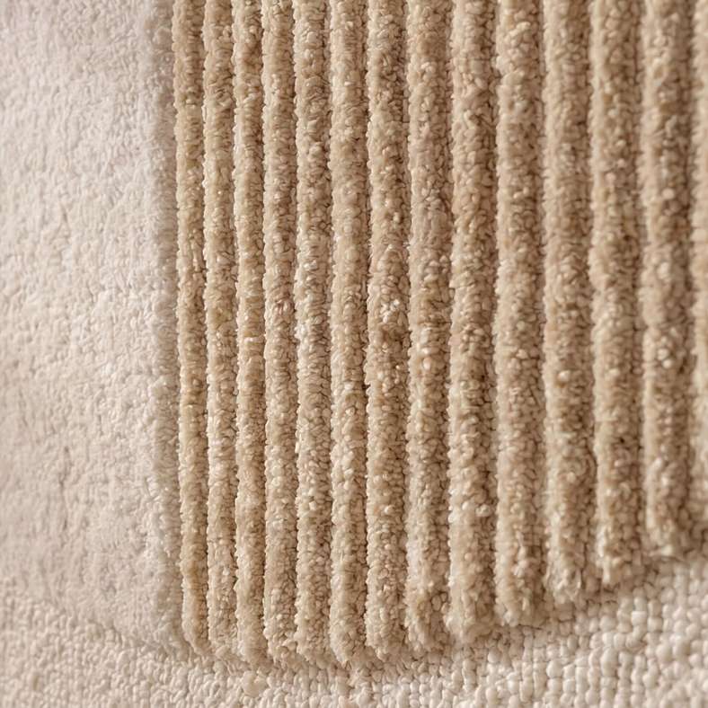 Pan Home Uptone Hand Tufted Wool Wall Art 80x120cm - Ivory - 191TRY9900117 - Image 3