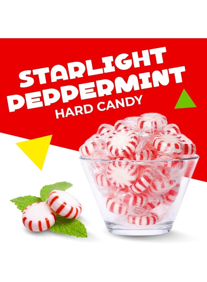LAETAFOOD Starlight Peppermint Mints | 1 Pound Bag - Approx. 75 Count | Hard Candy | Individually Wrapped - Image 4