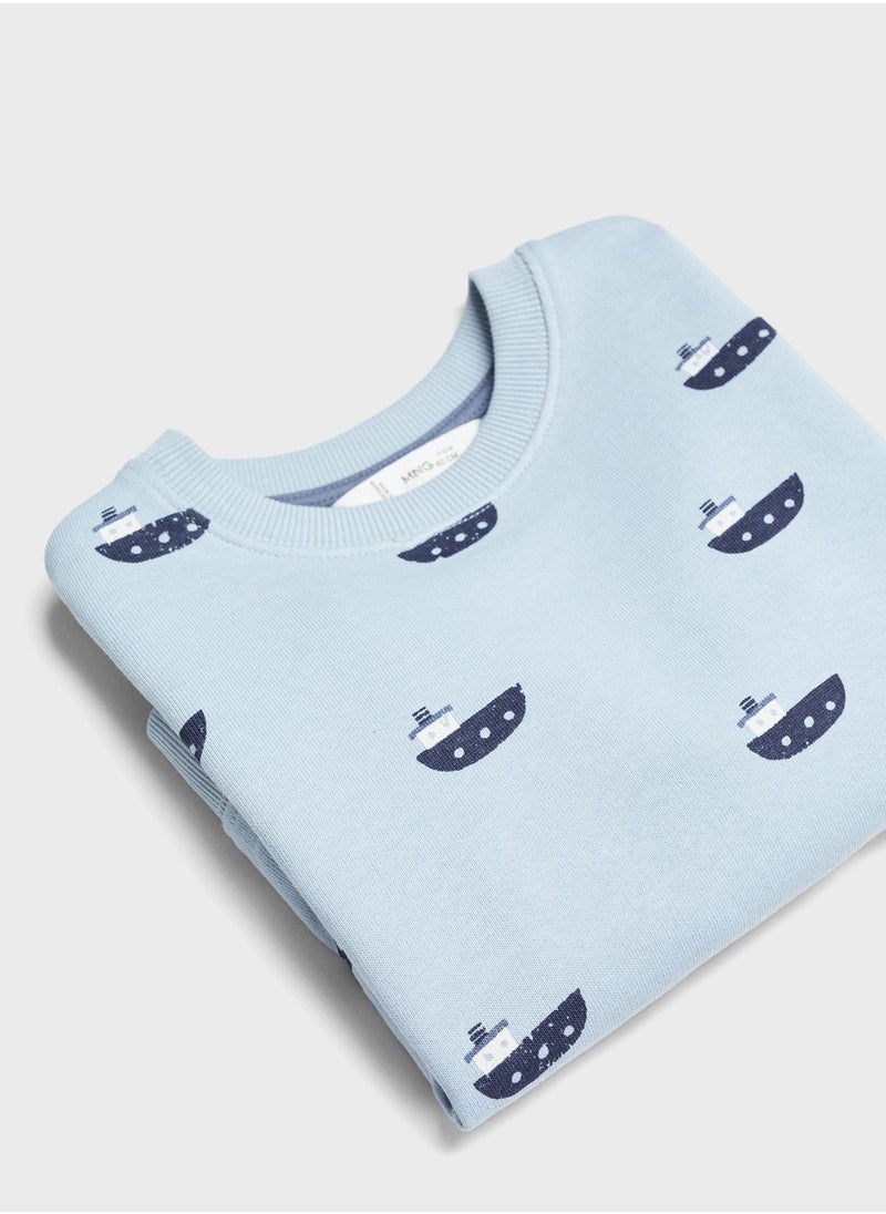 MANGO - Infant Graphic Sweatshirt - Image 1
