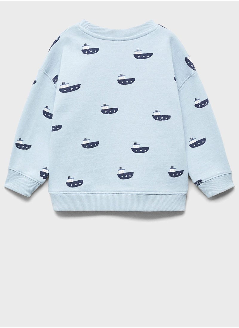 MANGO - Infant Graphic Sweatshirt - Image 1