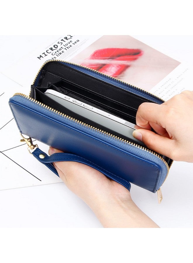 كوكو محفظة KUKOO نسائية بسحاب حول الهاتف وحقيبة كلاتش وحامل بطاقات ومنظمة معصم - Image 3