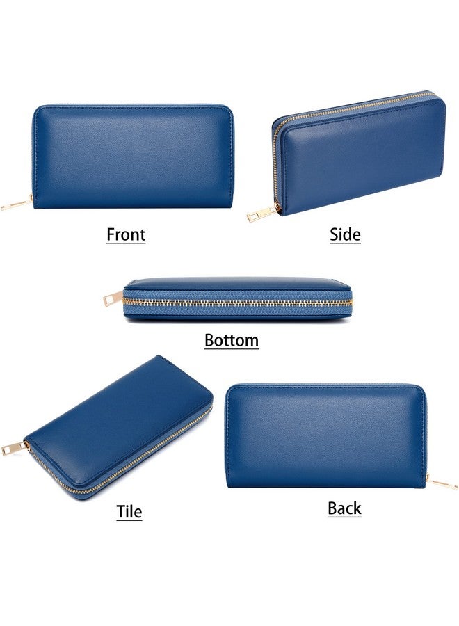 كوكو محفظة KUKOO نسائية بسحاب حول الهاتف وحقيبة كلاتش وحامل بطاقات ومنظمة معصم - Image 4