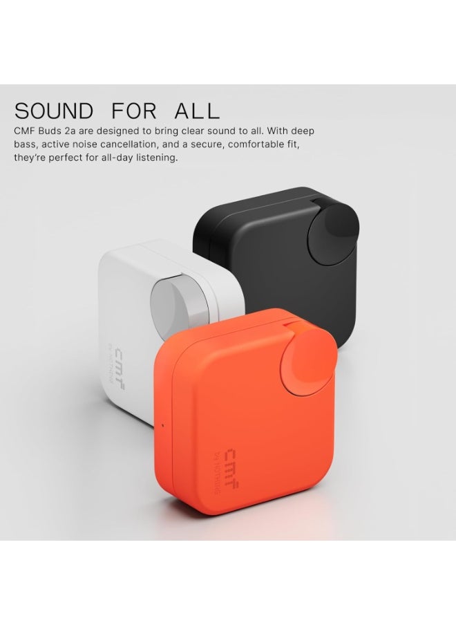 CMF - CMF Buds 2a Wireless Earbuds Active Noise Cancelling 42dB Hybrid ANC Bluetooth Headphones - Image 1