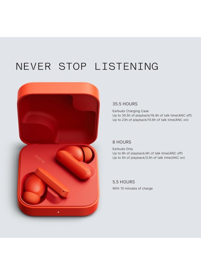 CMF - CMF Buds 2a Wireless Earbuds Active Noise Cancelling 42dB Hybrid ANC Bluetooth Headphones - Image 1