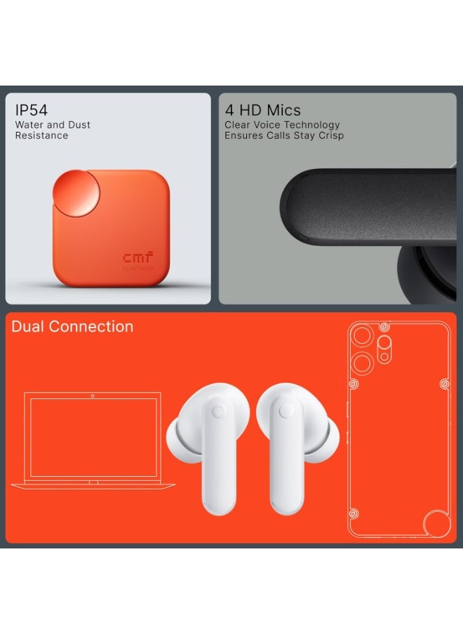 CMF - CMF Buds 2a Wireless Earbuds Active Noise Cancelling 42dB Hybrid ANC Bluetooth Headphones - Image 1