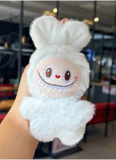 Labubu Plush Doll with Keychain 15cm, Labubu Stuffed Doll Cartoon Premium Soft Plush Figure Toy for Ages 3 & Up, White - pzsku/ZD5FC42C339F1C543DA0CZ/45/_/1730828624/c8497289-cd58-4c2e-b2da-8cdc085a2875