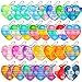 Genuvi Pop Fidget Toys Bulk Its Valentines Day Gifts for Kids Classroom 30 Pack Valentine Party Favors for Kids Mini Pop Heart Keychain It Fidgets for Classroom Prizes Exchange Birthday Goodie Bag Stuffers - Image 3