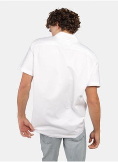 American Eagle AE Short-Sleeve Slim Fit Button-Up Shirt  - Image 4