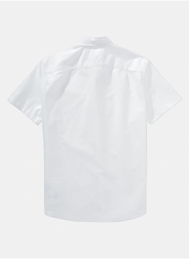 American Eagle - AE Short-Sleeve Slim Fit Button-Up Shirt - Image 1