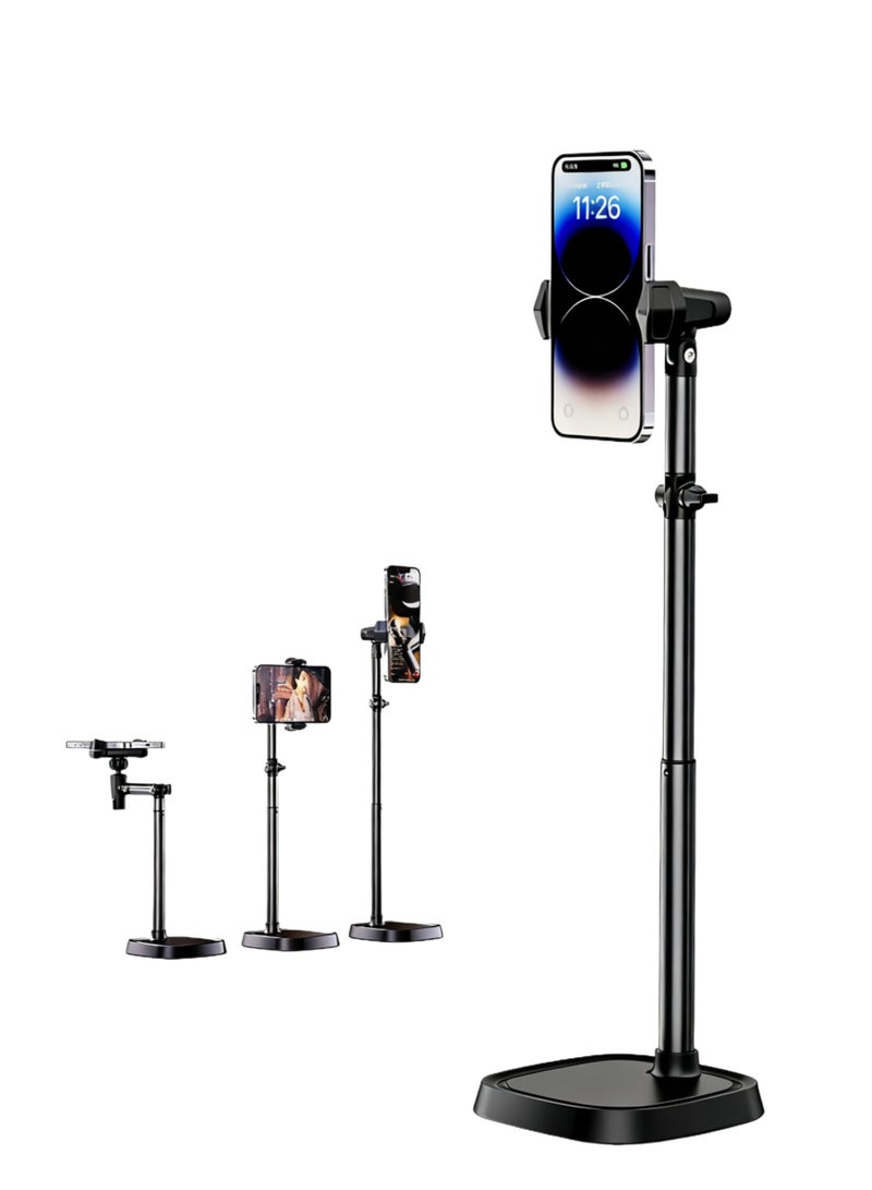 Adjustable Height Phone Stand - Suitable for Office and Home, 30-45cm Adjustable Height, 360-degree Rotating Viewing Angle, Adjustable Support Arm - Image 1