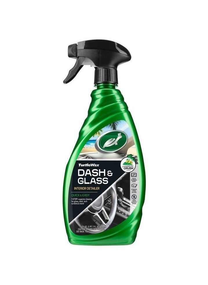 TURTLE Turtle Wax 680 ml Dash and Glass Car Interior Cleaner 17526  - Image 1