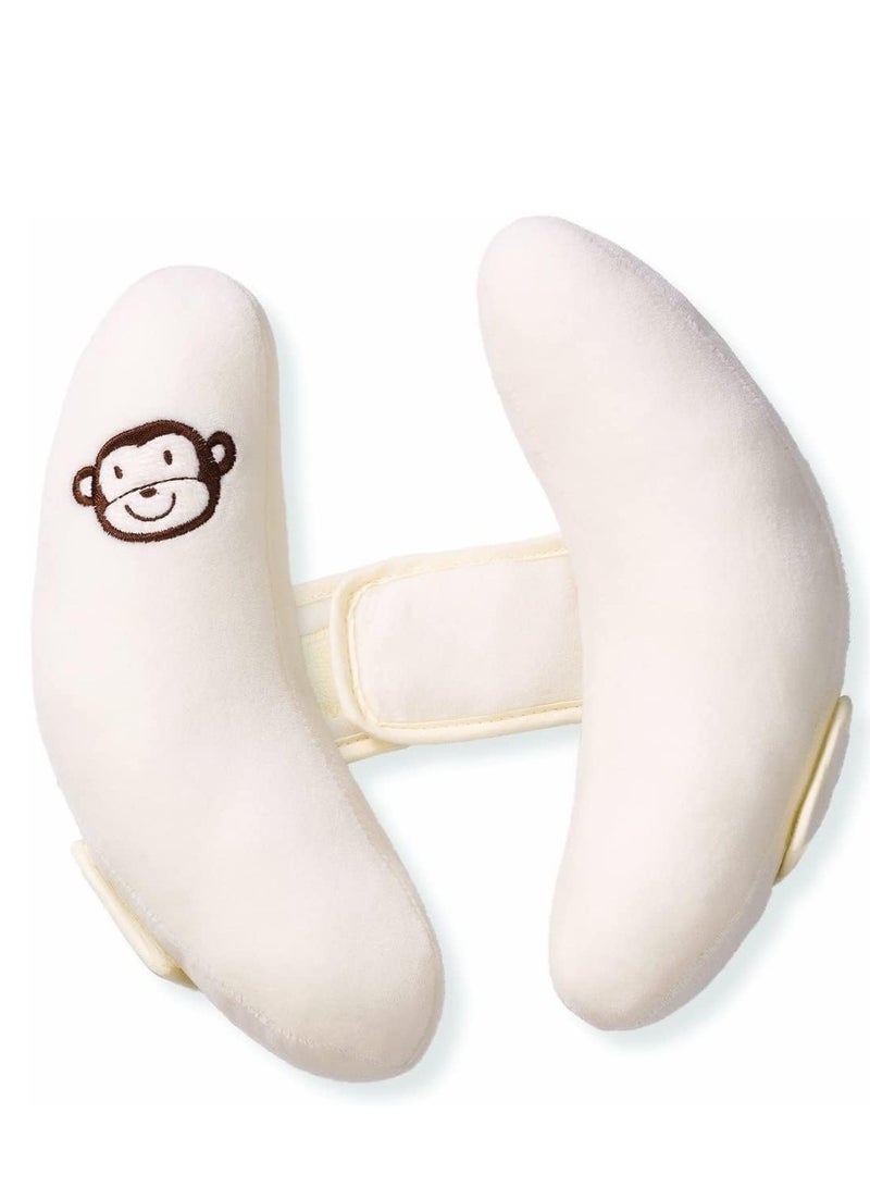 Gonice Adjustable Infants and Baby Neck Head Support, U-Shape Children Travel Pillow Cushion for Car Seat - Image 1