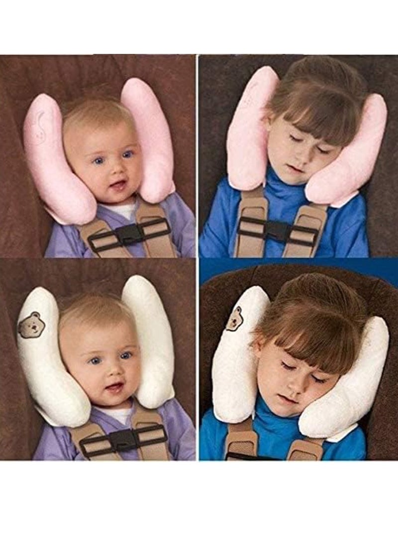 Gonice Adjustable Infants and Baby Neck Head Support, U-Shape Children Travel Pillow Cushion for Car Seat - Image 4