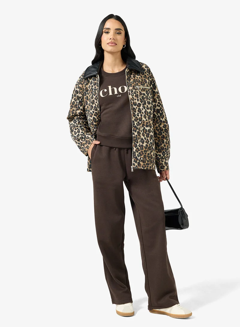 ONLY  ONLIVRA CANVAS PU COLLAR JACKET for Women | Best Price UAE